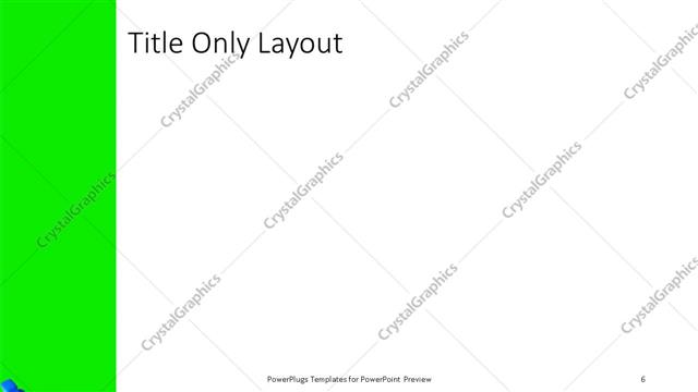 Title Only presentation slide layout