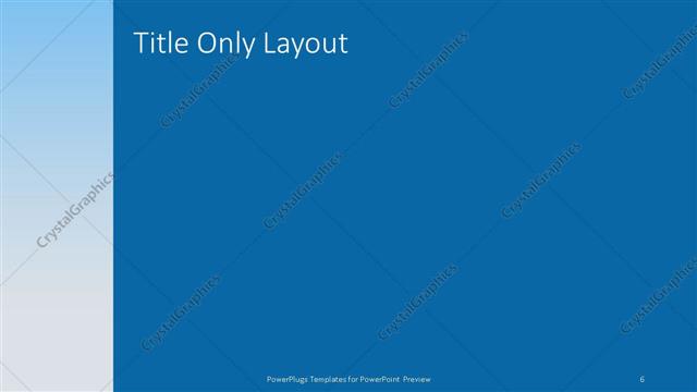 Title Only presentation slide layout