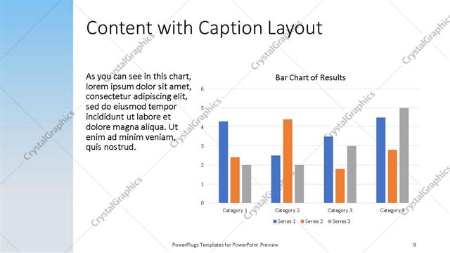 Content with Caption presentation slide layout