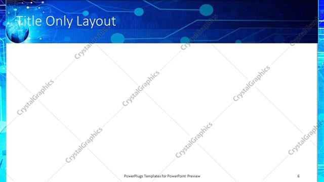 Title Only presentation slide layout