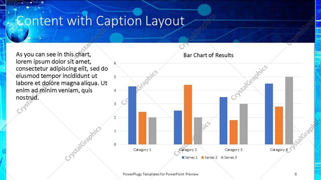 Content with Caption presentation slide layout