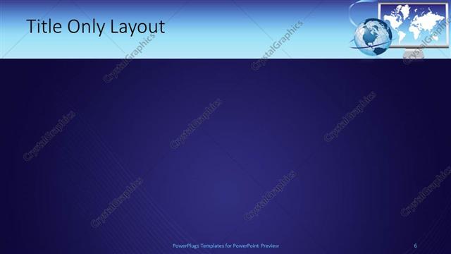 Title Only presentation slide layout