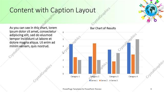 Content with Caption presentation slide layout