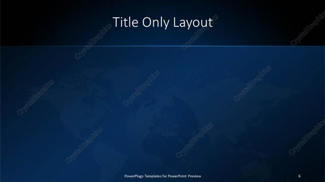 Title Only presentation slide layout