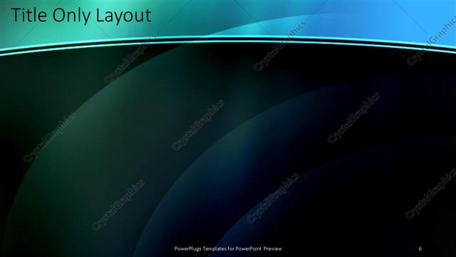 Title Only presentation slide layout