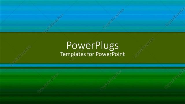  Presentation with blue green - Blue and green background with place for text in the middle