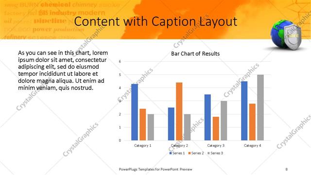 Content with Caption presentation slide layout