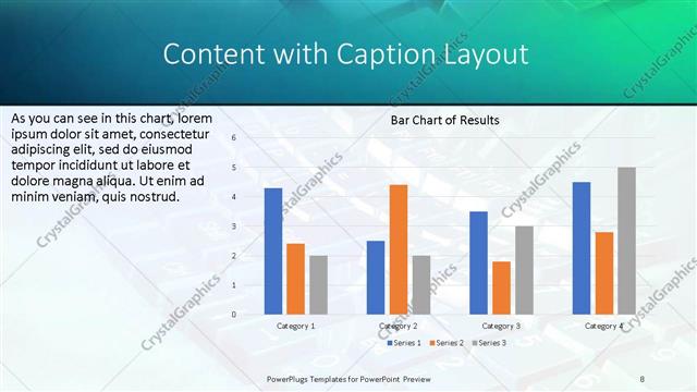 Content with Caption presentation slide layout