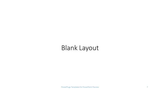 Blank presentation slide layout