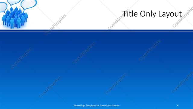 Title Only presentation slide layout