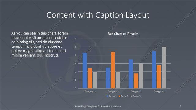 Content with Caption presentation slide layout