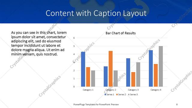 Content with Caption presentation slide layout