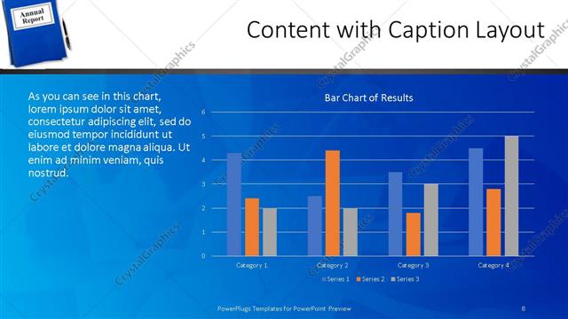 Content with Caption presentation slide layout
