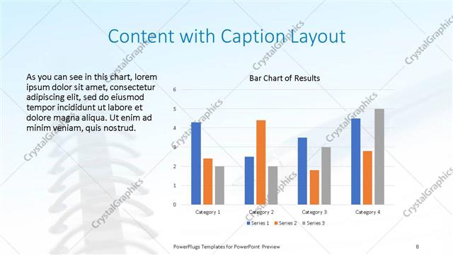 Content with Caption presentation slide layout