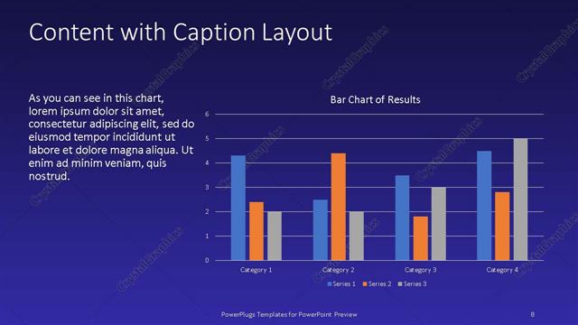 Content with Caption presentation slide layout
