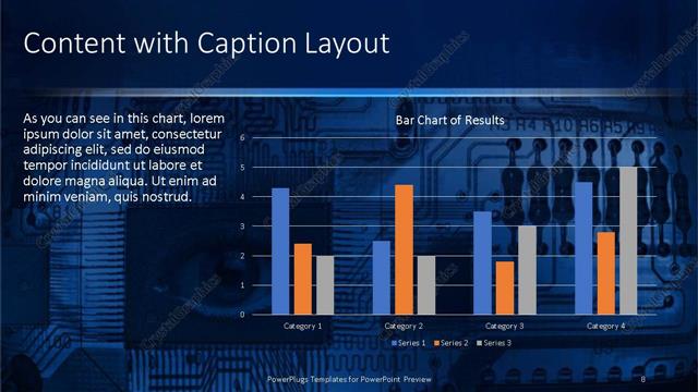 Content with Caption presentation slide layout