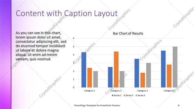 Content with Caption presentation slide layout