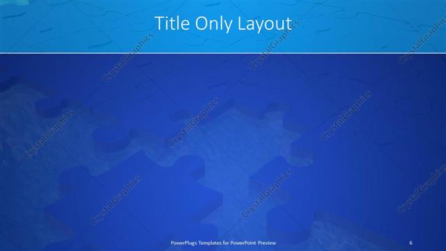 Title Only presentation slide layout
