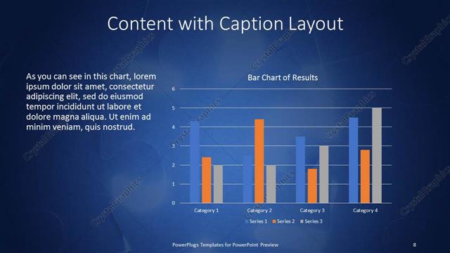 Content with Caption presentation slide layout