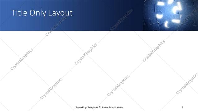 Title Only presentation slide layout