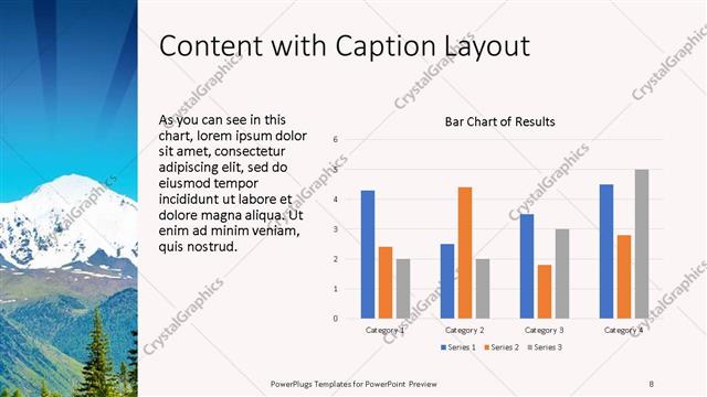 Content with Caption presentation slide layout