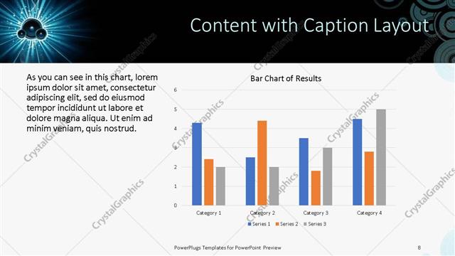 Content with Caption presentation slide layout