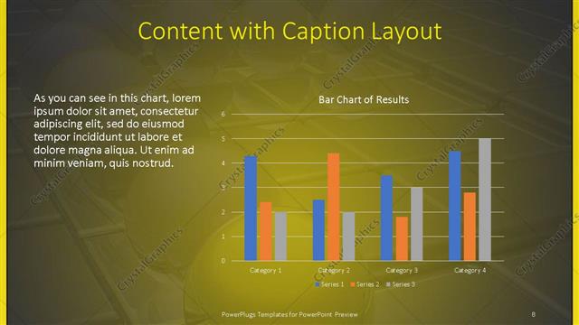 Content with Caption presentation slide layout