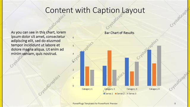 Content with Caption presentation slide layout
