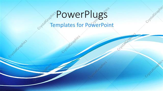  Presentation with swoosh - A bluish background with a place for text