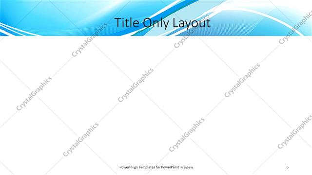 Title Only presentation slide layout
