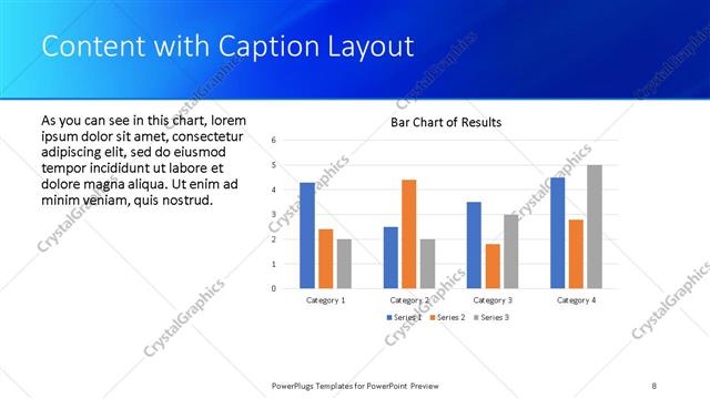 Content with Caption presentation slide layout