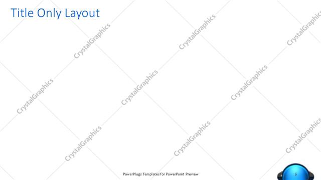 Title Only presentation slide layout