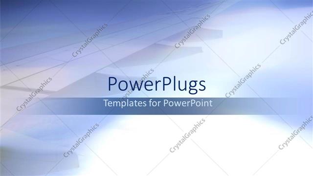  Presentation with fly - Blue theme