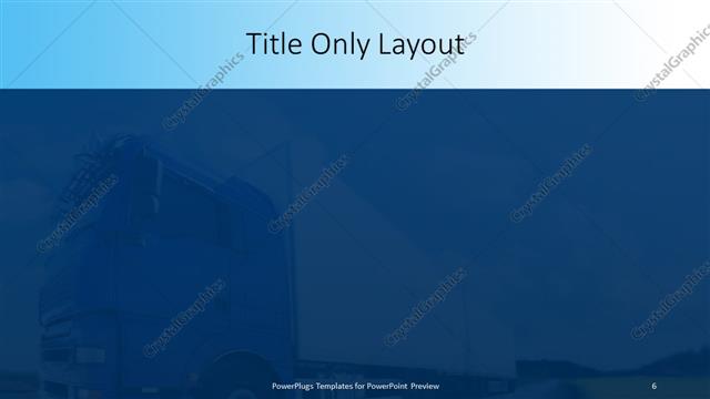 Title Only presentation slide layout