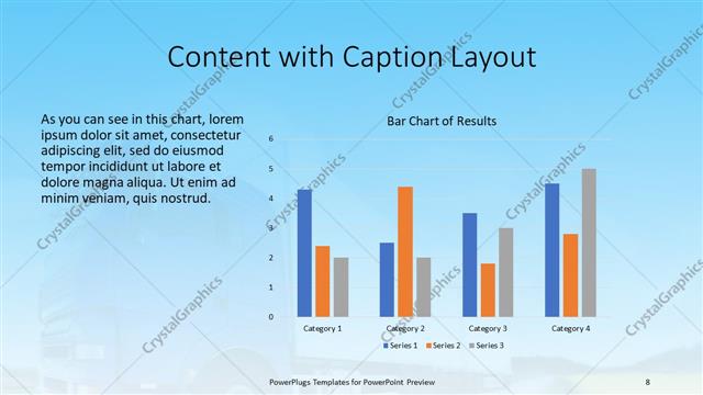 Content with Caption presentation slide layout