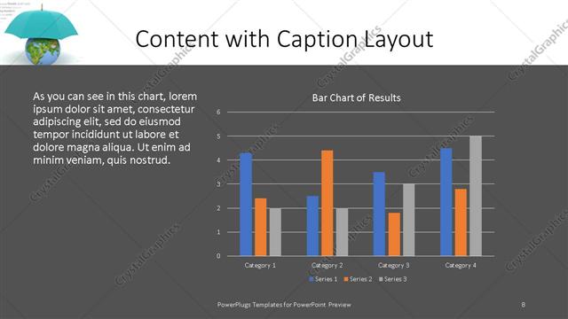 Content with Caption presentation slide layout