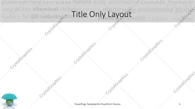 Title Only presentation slide layout