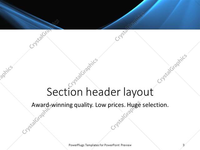 PowerPoint Template - Print Slide