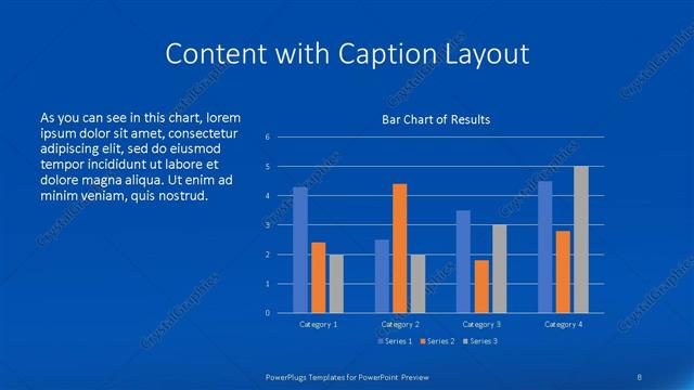 Content with Caption presentation slide layout