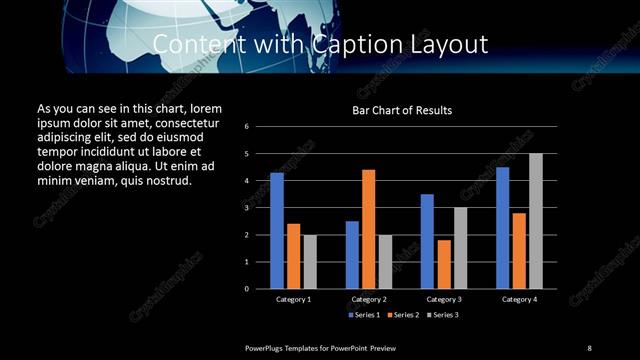 Content with Caption presentation slide layout