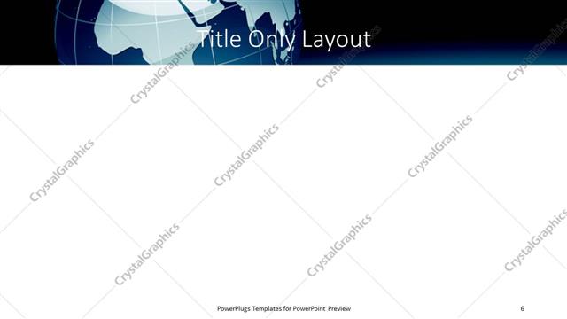 Title Only presentation slide layout