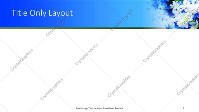 Title Only presentation slide layout