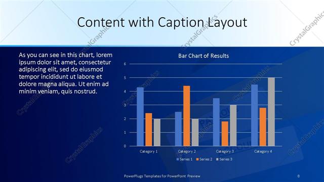 Content with Caption presentation slide layout