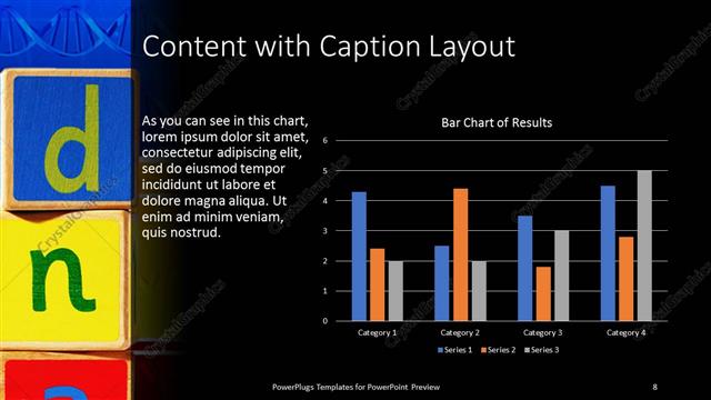 Content with Caption presentation slide layout