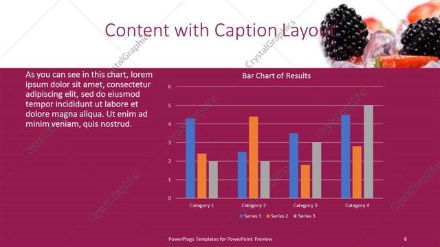 Content with Caption presentation slide layout
