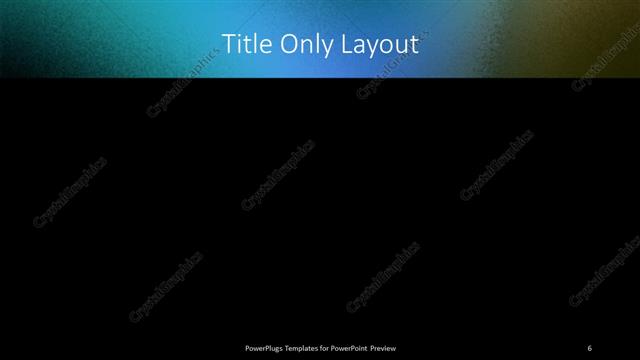 Title Only presentation slide layout