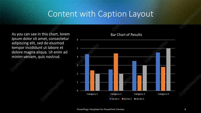 Content with Caption presentation slide layout