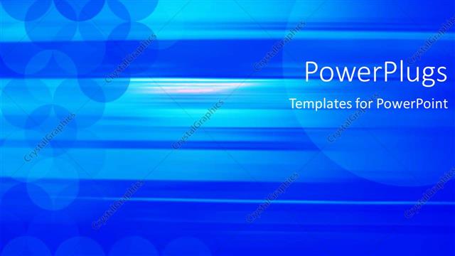  Presentation with abstract circles - A bluish background with a number of circles