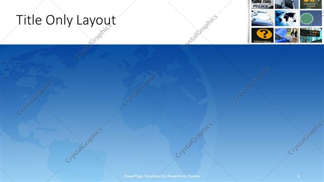 Title Only presentation slide layout