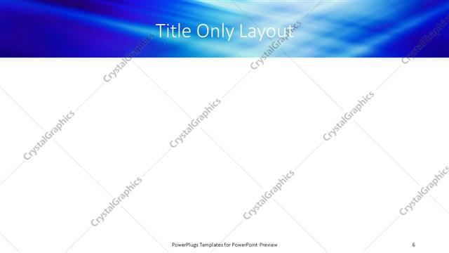 Title Only presentation slide layout
